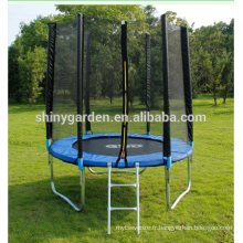 Combinaison trampoline bungee ronde optionnelle de 8 pi avec boîtier de sécurité